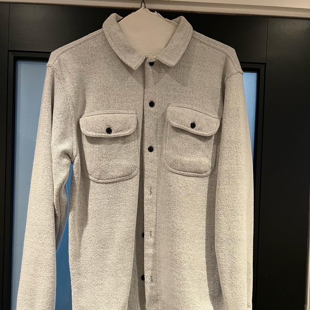Fleece Factory Men’s Large Button Up Coat